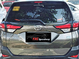 Toyota Rush matte black cover set without side mirror cover