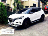 Hyundai Tucson Gen3 head and tailight covers - matte black