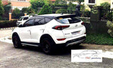 Hyundai Tucson Gen3 head and tailight covers - matte black