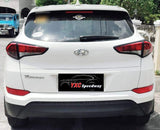 Hyundai Tucson Gen3 head and tailight covers - matte black