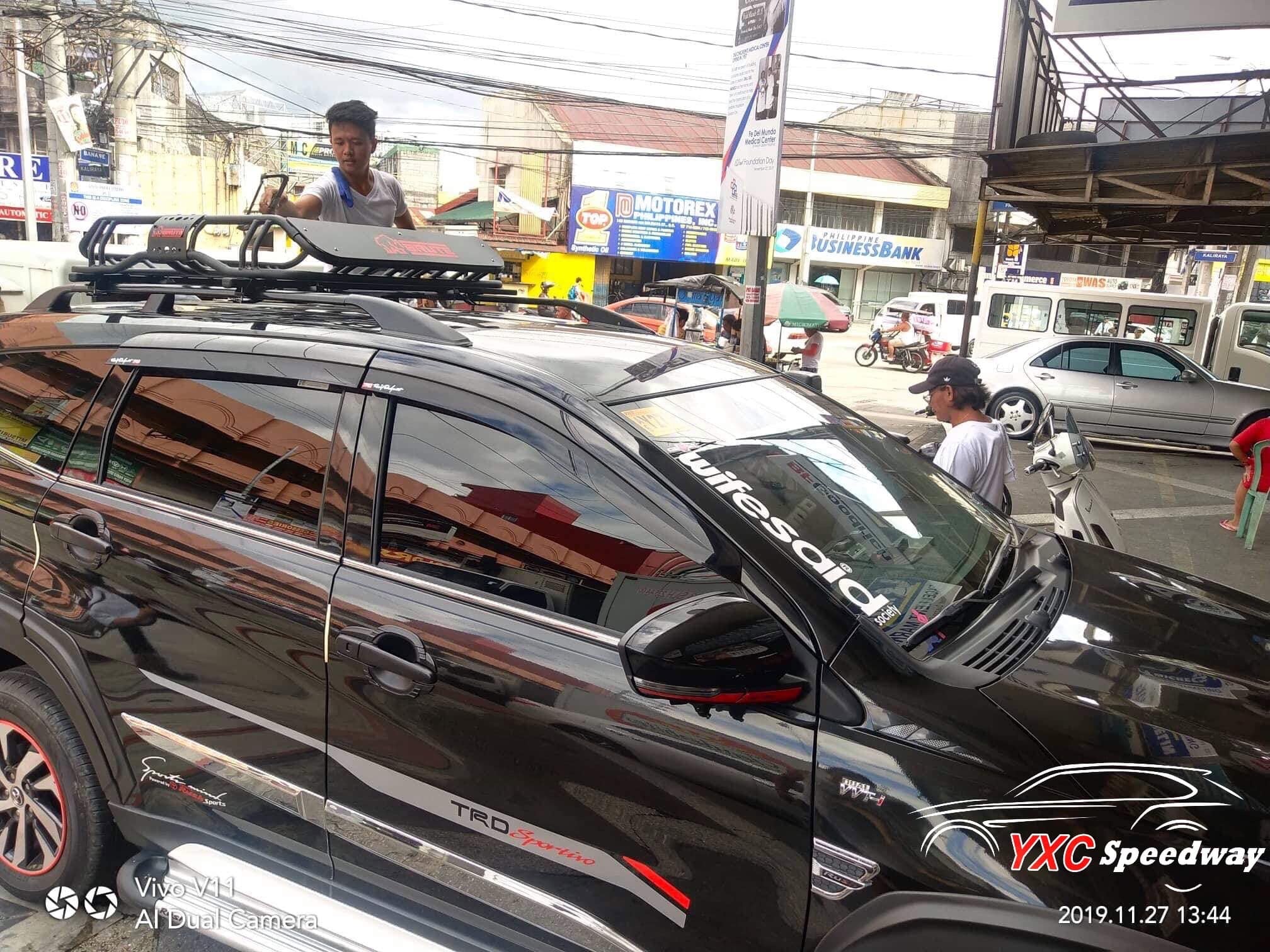 Toyota Rush roof carrier package YXC Speedway