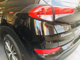 Hyundai Tucson Gen3 head and tailight covers - matte black