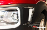 Hyundai Kona chrome headlamp garnish